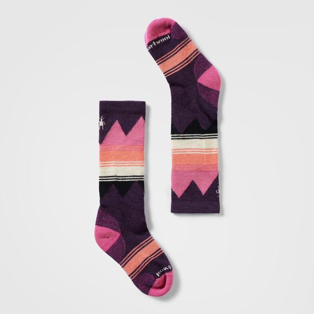 Smartwool Kids Ski Light Cushion Over The Calf Socks L90 Purple Iris