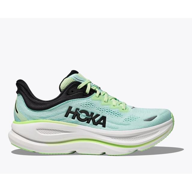 Hoka Mens Bondi 9 LNMT LUNA MOTH / BLUE SPARK