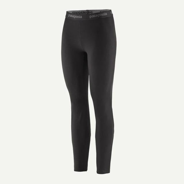 Patagonia Womens Capilene Thermal Weight Bottoms BLK Black