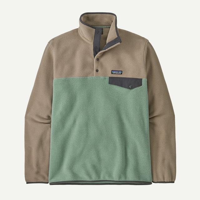 Patagonia Mens Lightweight Synchilla Snap-T Fleece Pullover Ellwood Green
