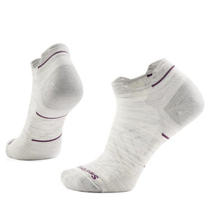Smartwool Womens Run Zero Cushion Low Ankle Socks 069 Ash