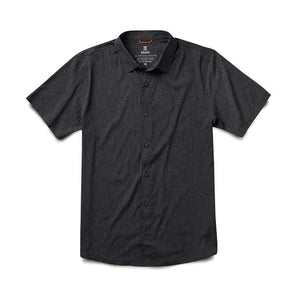 Roark Mens Bless Up Breathable Stretch Shirt BLK2 Black 2