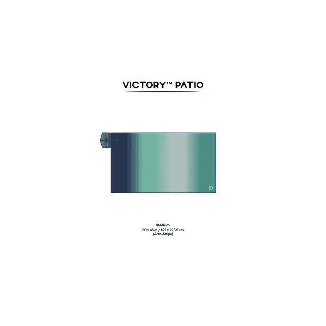 NEMO Victory Patio Blanket Arctic Stripe