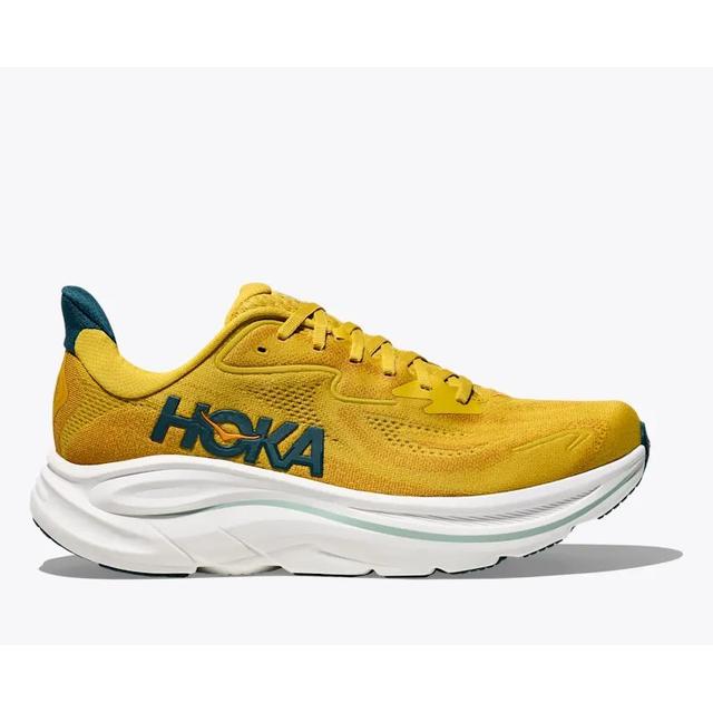Hoka Mens Clifton 10 YDT Yellow Gold/Tidal Wave