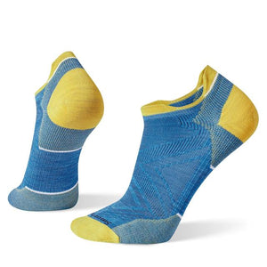 Smartwool Mens Run Zero Cushion Low Ankle Socks E18 Neptune Blue