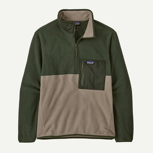 Patagonia Mens Microdini 1/2 Zip Pullover Seabird Grey