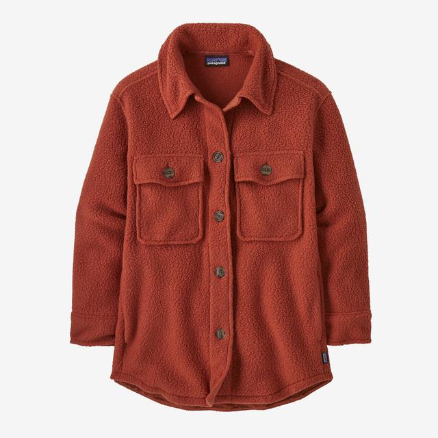 Patagonia W Retro Pile Shacket BURR Burnished Red
