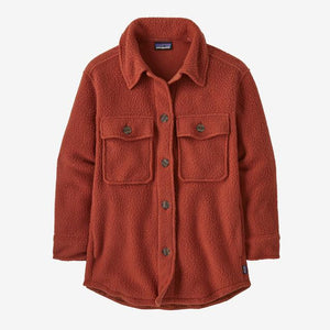 Patagonia W Retro Pile Shacket BURR Burnished Red