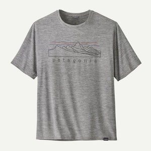 Patagonia Mens Capilene Cool Daily Graphic Shirt TPF Stratapeaks: Feather Grey / S