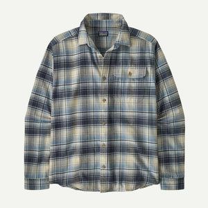 Patagonia Mens Long-Sleeved Lightweight Fjord Flannel Shirt DPNA Depth: Natural