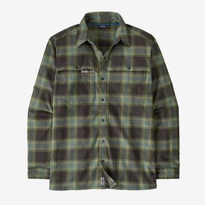 Patagonia M Early Rise Stretch Shirt WHB Whitney: Smolder Blue / L