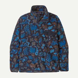 Patagonia Mens Lightweight Synchilla Snap-T Fleece Pullover Across Oceans: Pitch Blue