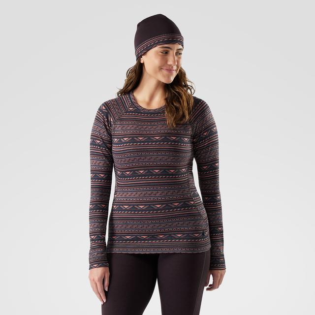 Smartwool Womens Classic Thermal Merino Base Layer Crew P97 Coral Reef Summit Soul