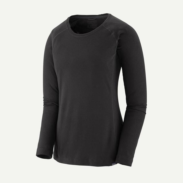 Patagonia Womens Capilene Midweight Crew Black
