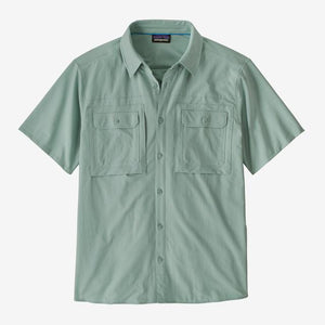 Patagonia M SS Self Guided Sun Shirt TMBL Thermal Blue