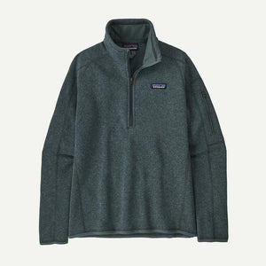Patagonia Womens Better Sweater 1/4 Zip Nouveau Green