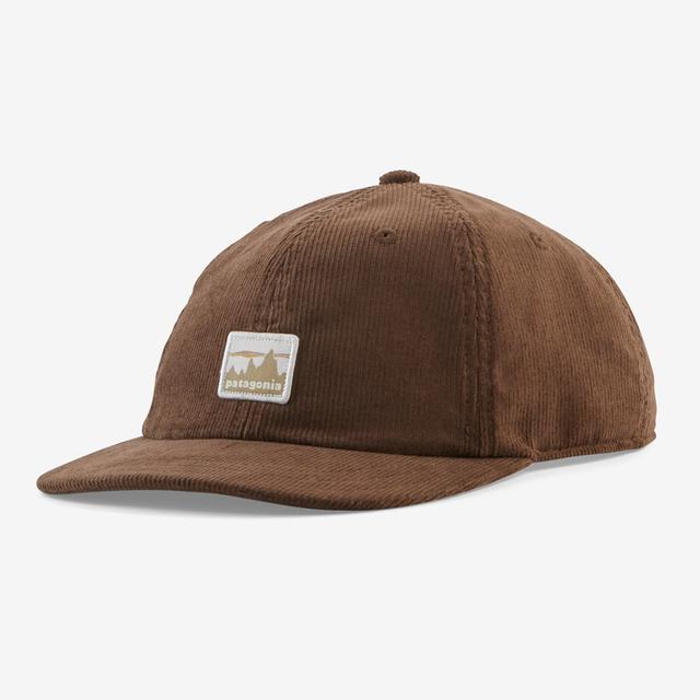 Patagonia Corduroy Cap HLSE Hut Tripper Label: Seabird Grey