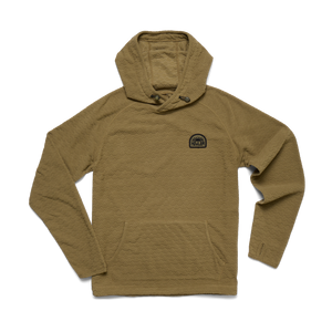 Howler Brothers Mens Palo Duro Grid Fleece Hoodie STO Stormy Sea