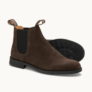 Blundstone Mens Dress Boot Brown Suede