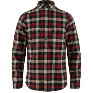 Fjallraven Men's Skog Shirt Dark Navy-Red