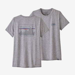 Patagonia Women's Cap Cool Daily Graphic Shirt SKFE '73 Skyline: Feather Grey