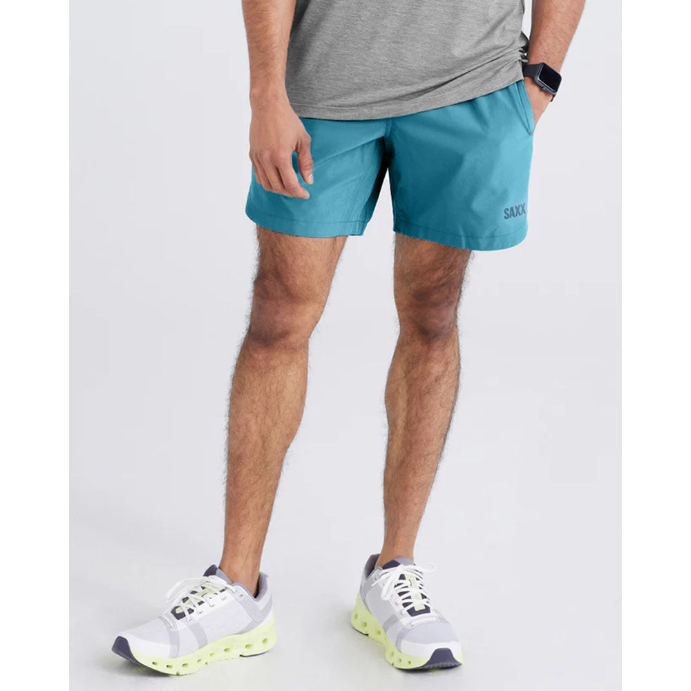 Saxx Underwear Co. Men's Gainmaker 2n1 Short 7" Hydro Blue