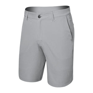 Saxx Underwear Men's Go To Town 2n1 Short 9" Alloy