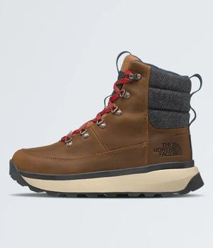 The North Face M Bergen Leather WP 8O1 Timber Tan/TNF Red