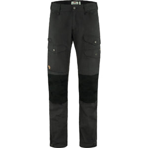 Fjallraven Mens Vidda Pro Ventilated Trousers - Regular Dark Grey-Black
