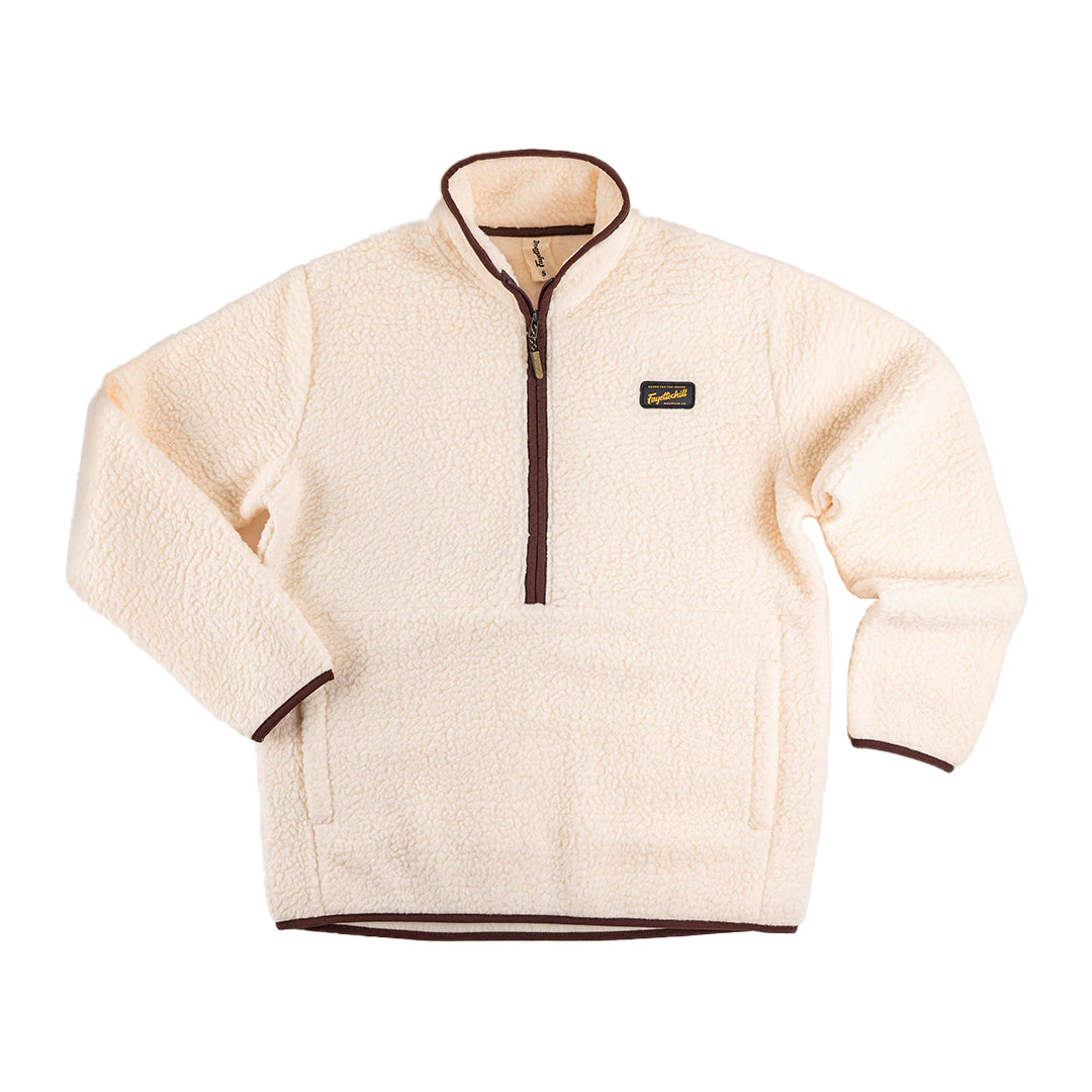 Fayettechill Womens Wailer Half Zip Pearled Ivory