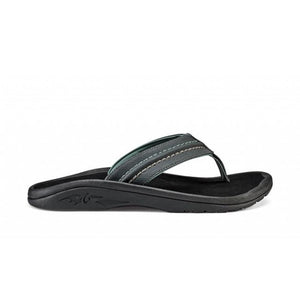 Olukai Men's Hokua Dark Shadow / Black