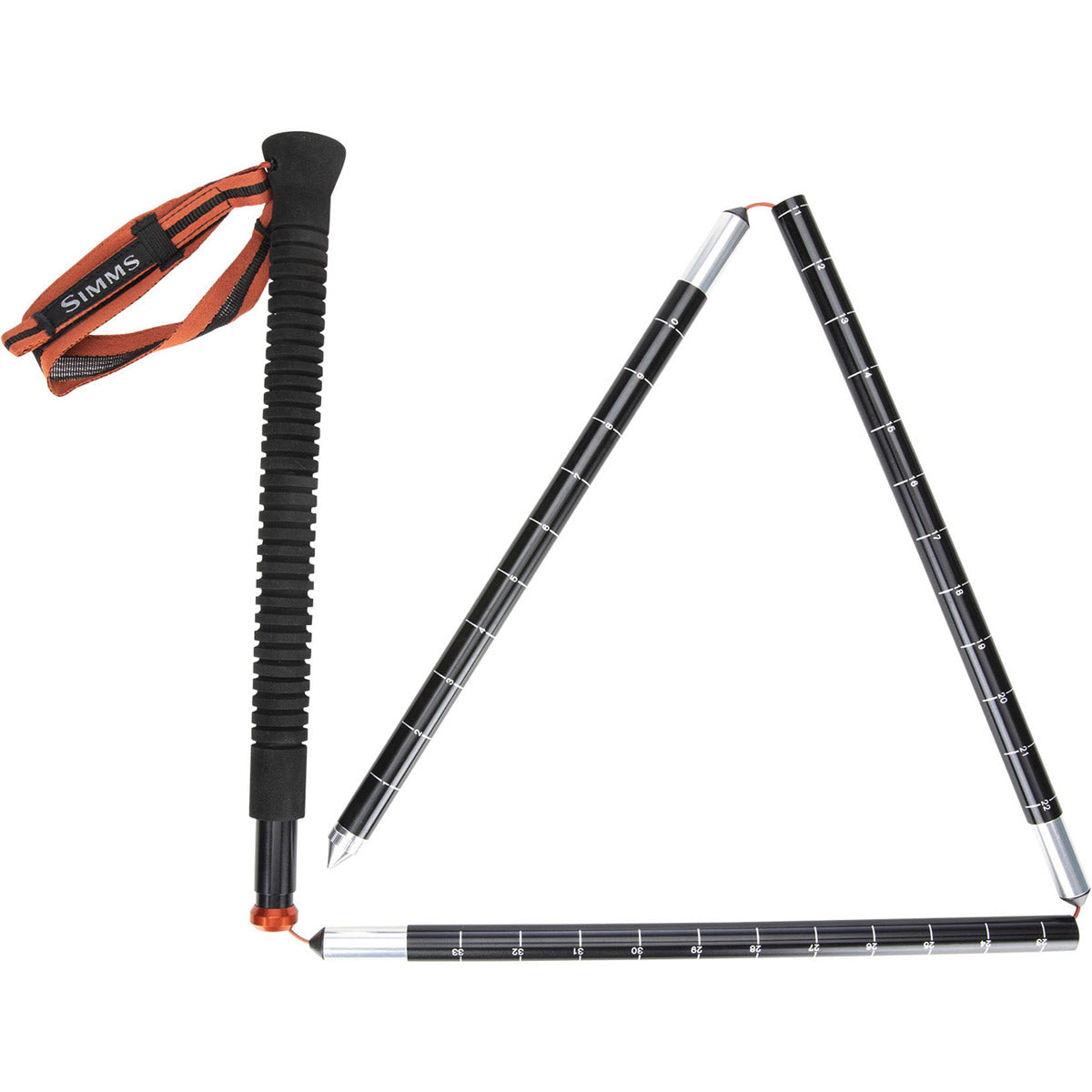Simms Fishing Wading Staff Black