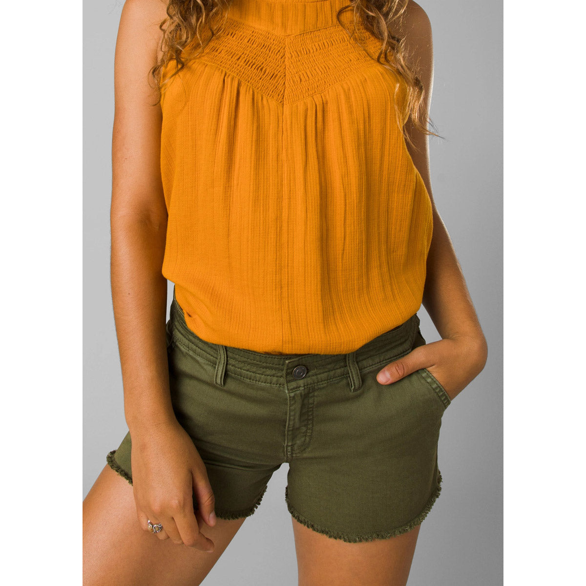 Prana Women's Sancho Short 4" Cargo Green