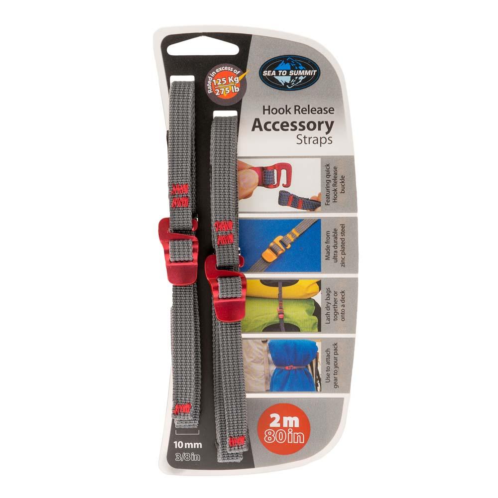 Sea to Summit 10mm Accessory Straps with Hook Release 2M/80"