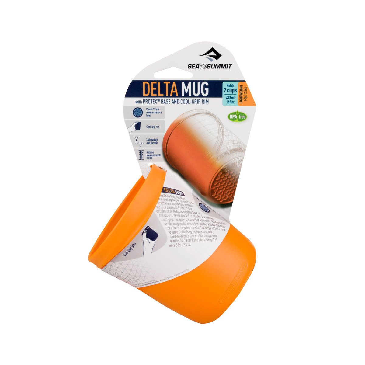 Sea to Summit Delta Mug Pindan Orange