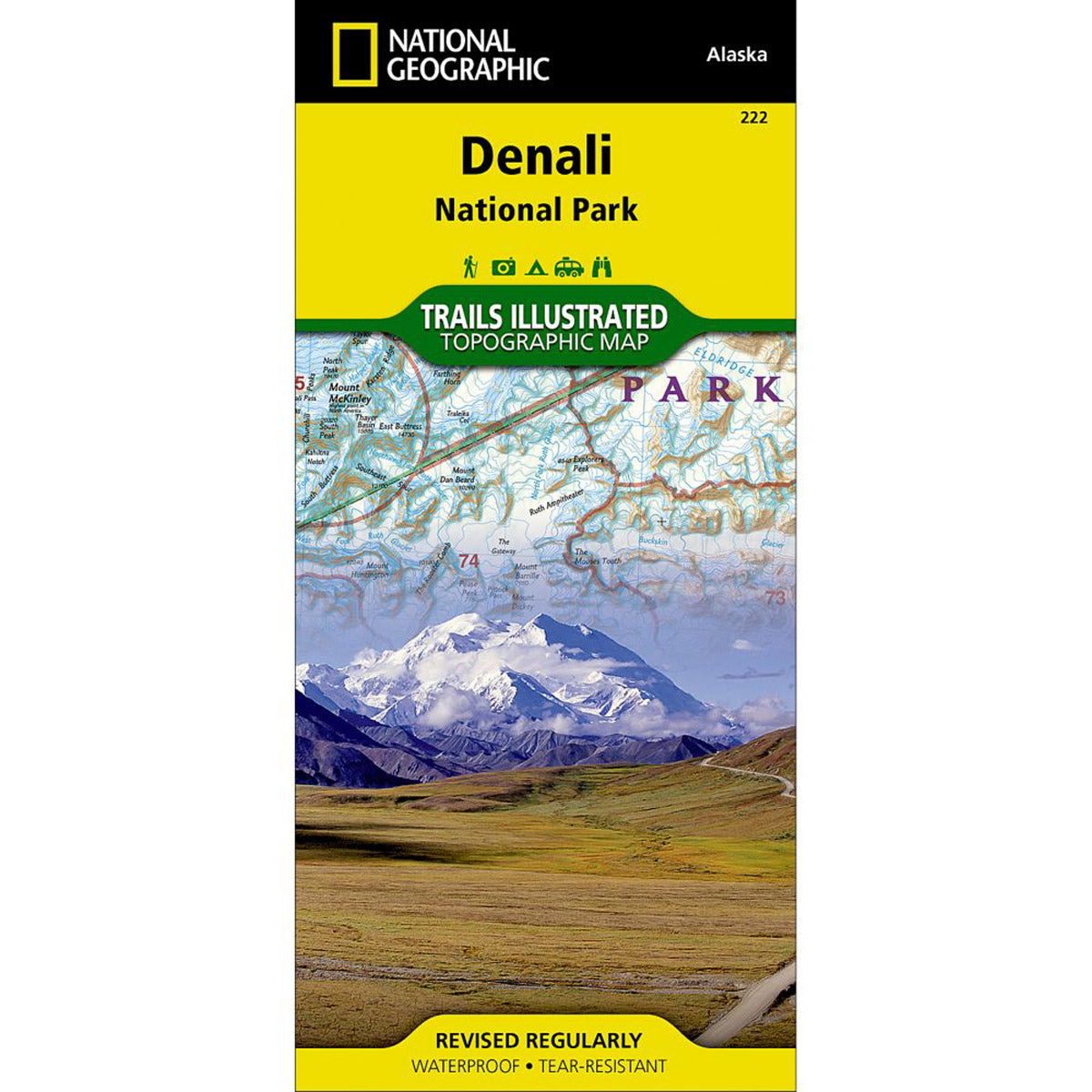 National Geographic Maps Denali National Park And Preserve Map