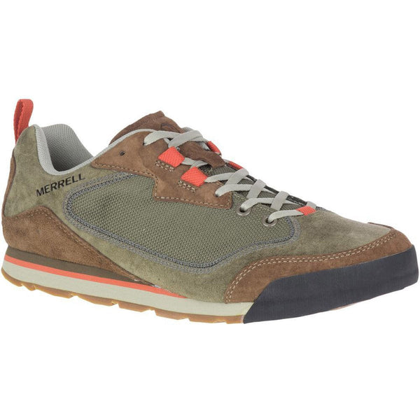 Merrell Burnt Rock Hiking Outdoor Shoes Green/Brown Men\'s Size 10 MERRELL BURNT ROCK HIKING OUTDOOR SHOES CASUAL GREEN AND  main image 3