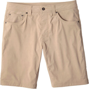Prana Men's Brion Short - 9" Inseam Dark Khaki