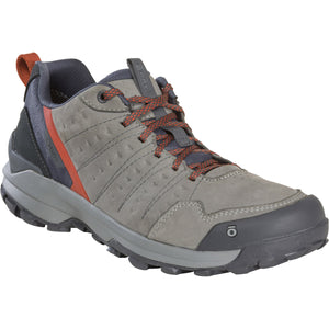 Oboz Men's Sypes Low Leather Waterproof Steel