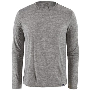 Patagonia Men's Long-Sleeved Cap Cool Daily Shirt Feather Grey