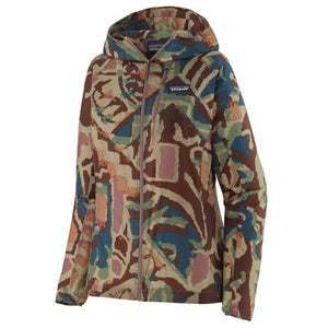 Patagonia Women's Houdini Jacket Thriving Planet: Cone Brown