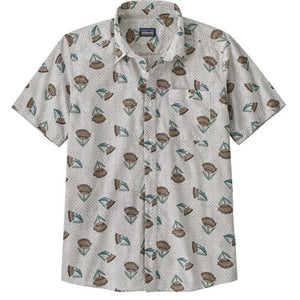 Patagonia Men's Go To Shirt Summer Plant: Wool White