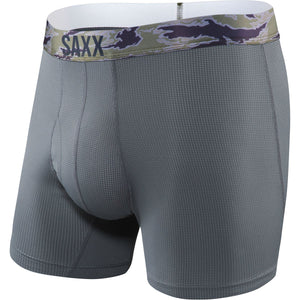 Saxx Underwear Co. Men's Quest 2.0 Boxer Brief Dark Charcoal
