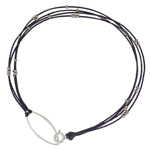 Bronwen Radiance Bracelet Black - Silver