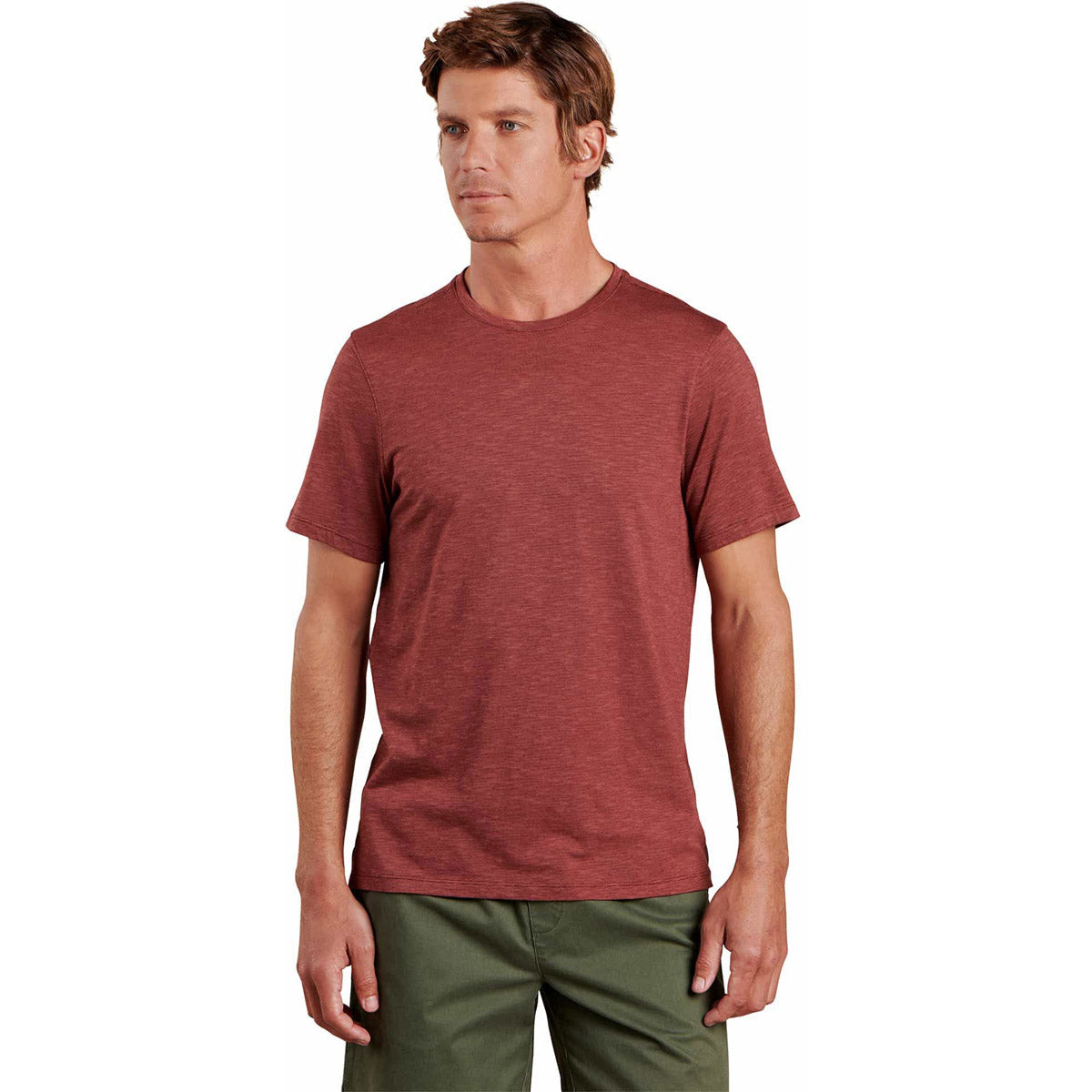 Toad&Co. Men's Tempo Short Sleeve Crew Henna