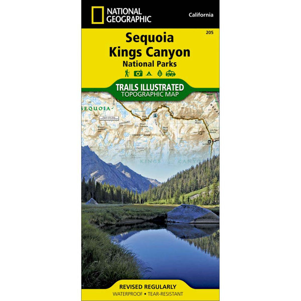 Trails Illustrated Map: Sequoia Kings Canyon National Parks
