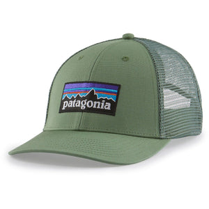 Patagonia P-6 Logo LoPro Trucker Hat Sedge Green