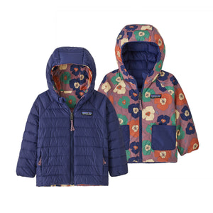 Patagonia Baby Reversible Down Sweater Hoody Sequoia Love: Light Star Pink
