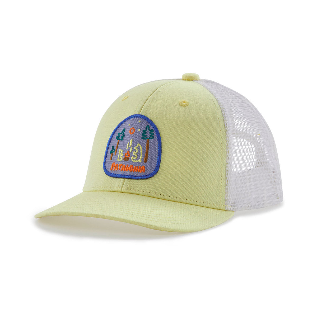 Patagonia Kids' Trucker Hat Camp With Friends: Isla Yellow