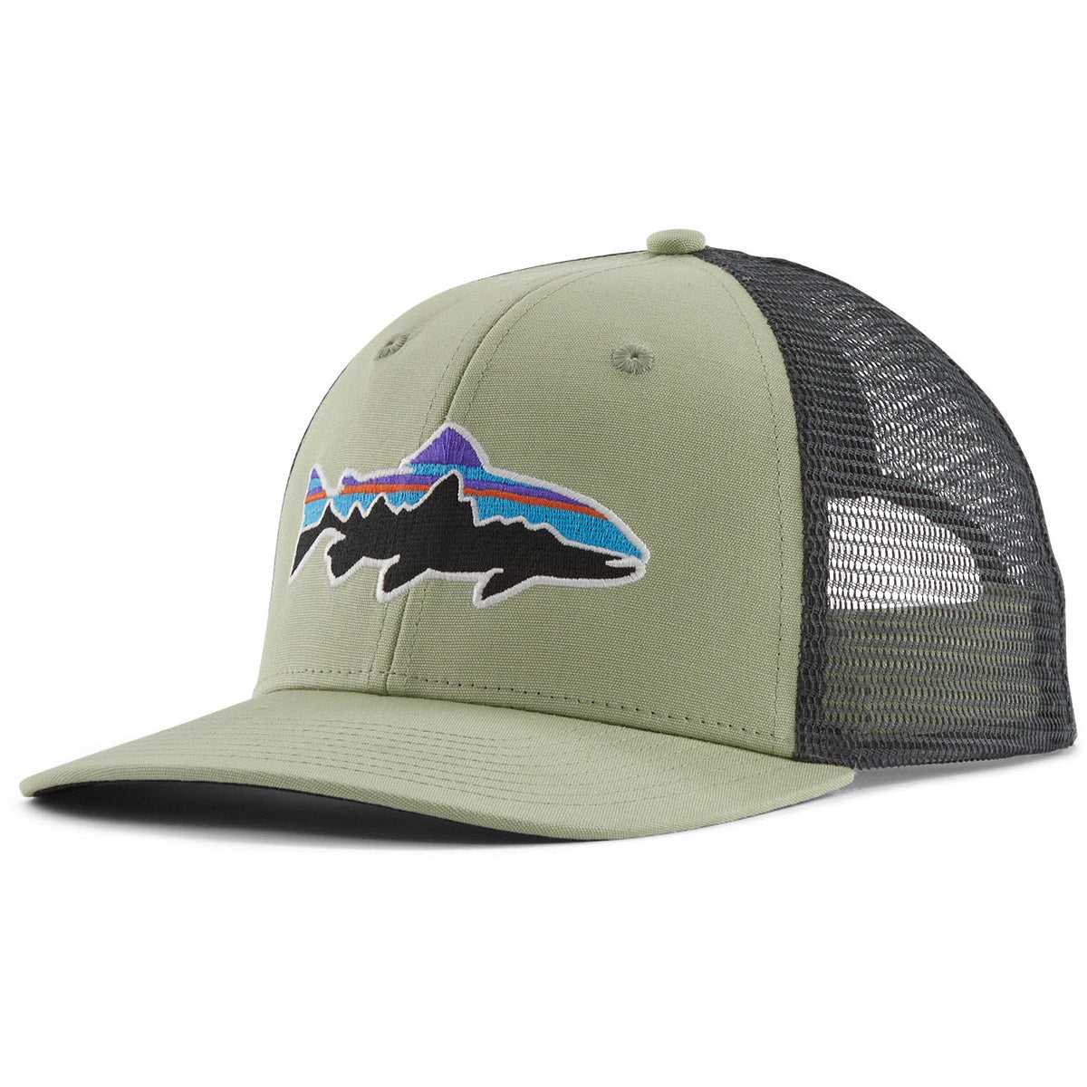 Patagonia Fitz Roy Trout Trucker Hat Salvia Green